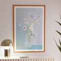 Skye Blue Petal No. 2 - Peintio