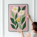 Vibrant Pink Blossoms No. 1 - Peintio