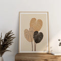 Minimal Monstera Trio - Peintio