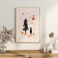 Cat and Witch - Peintio