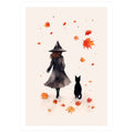 Cat and Witch - Peintio