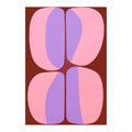 Pink and Purple shapes - Peintio