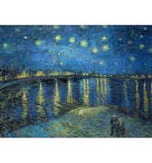 Vincent van Gogh - Starry Night Over the Rhone - Peintio