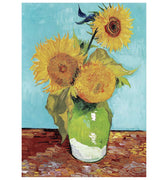 Vincent van Gogh - Vase with Three Sunflowers - Peintio