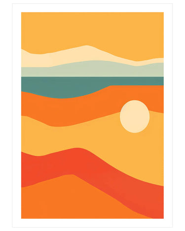 Vivid Sunset - Peintio