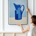Blue Carafe Art No. 2 - Peintio
