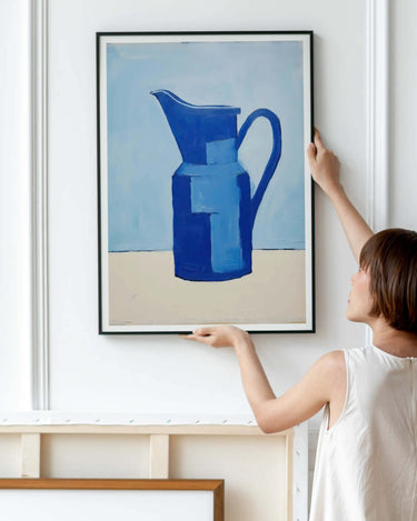 Blue Carafe Art No. 2 - Peintio