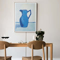 Blue Carafe Art No. 1 - Peintio