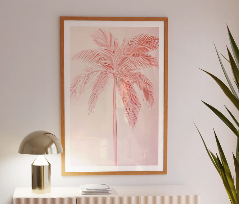 Pink Palm - Peintio