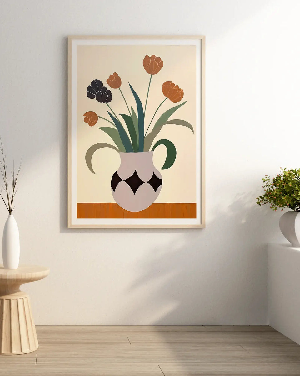 Toned Tulips - Peintio