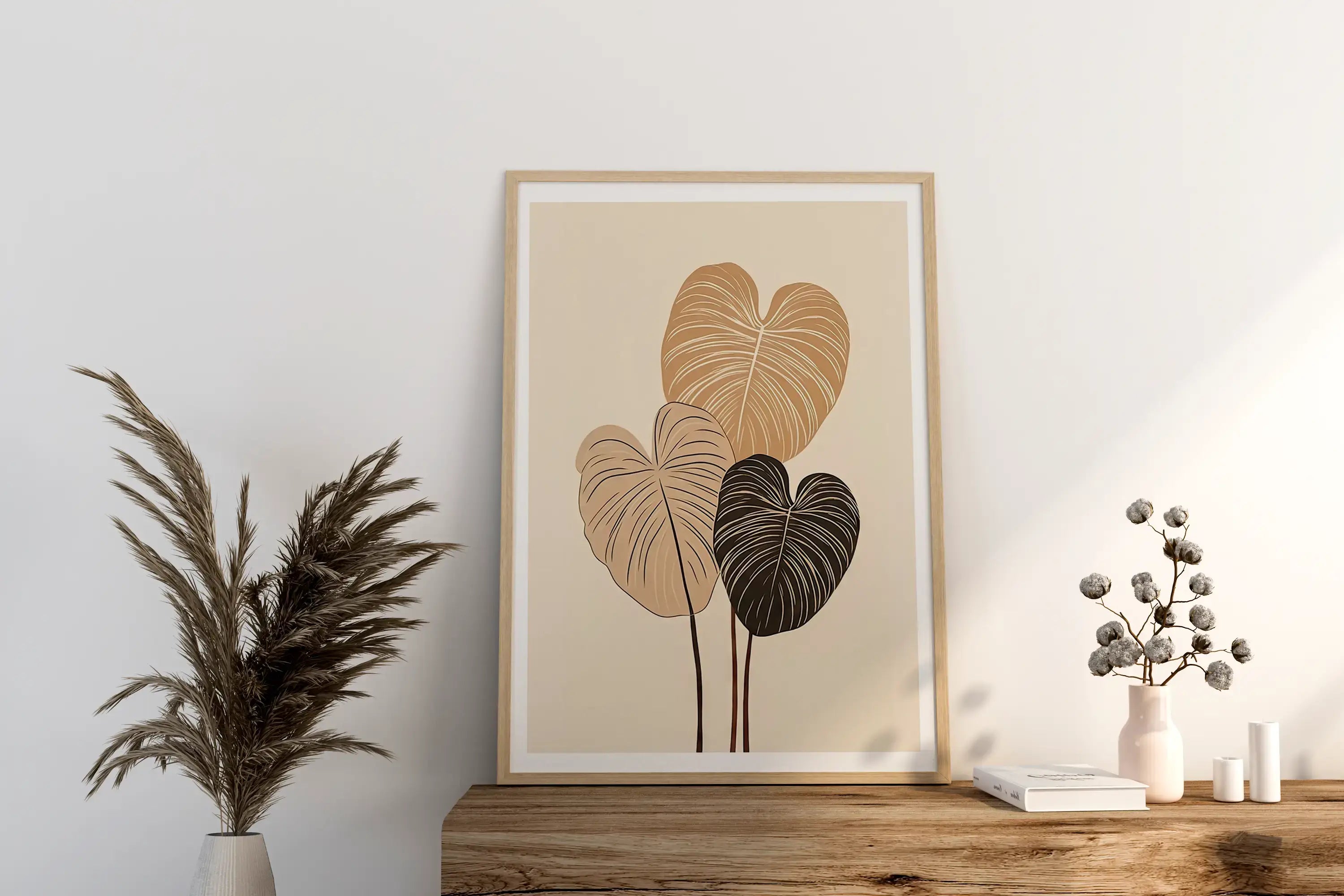 Minimal Monstera Trio