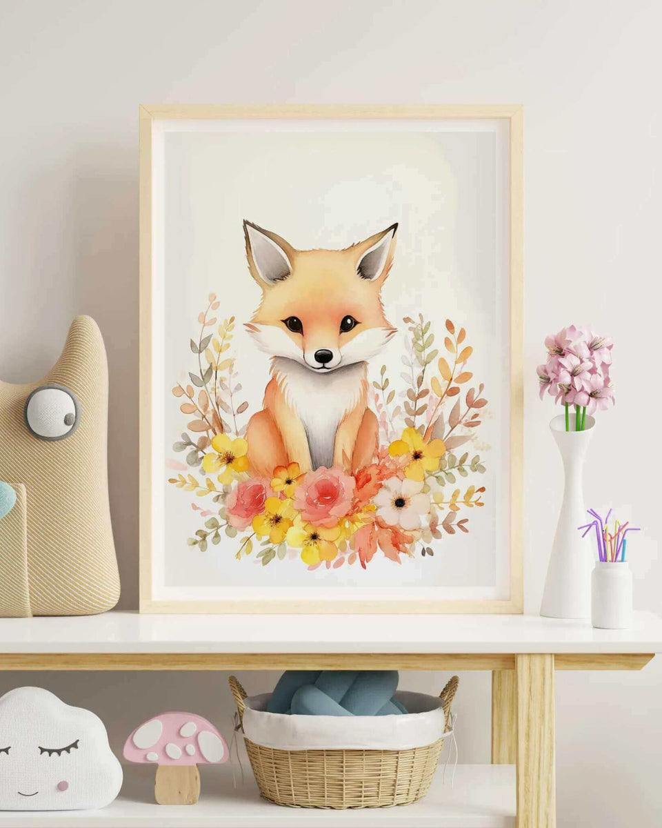 Fox in Bloom No. 1 - Peintio