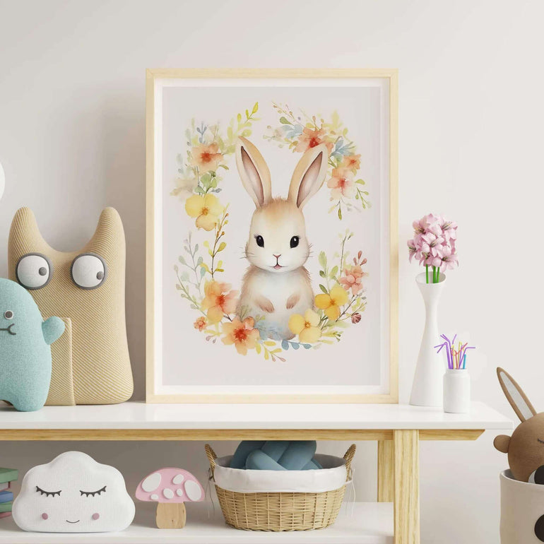 Bunny in Bloom No. 4 - Peintio