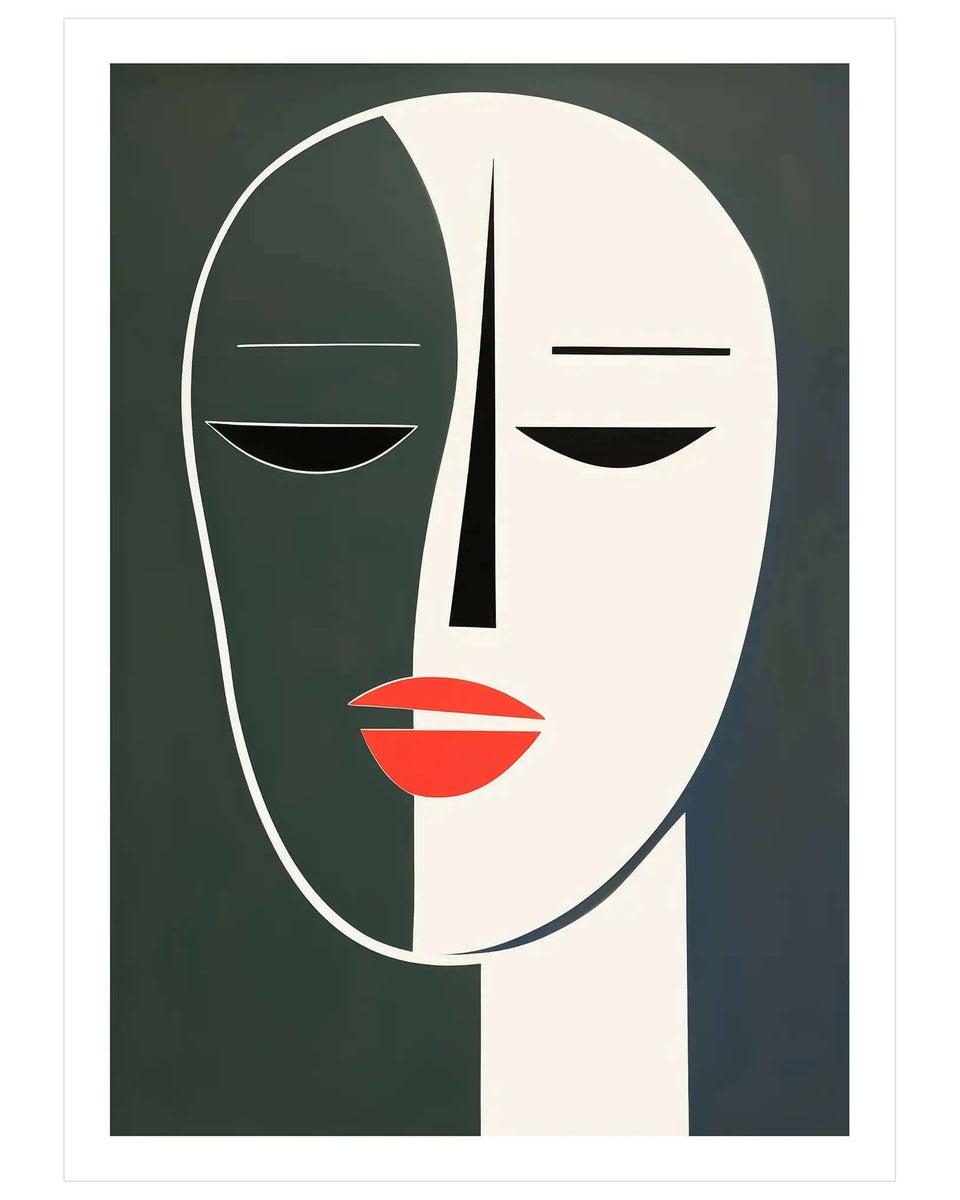 Abstract Face Expressions - Peintio