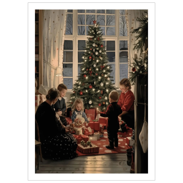 Bertil med familj