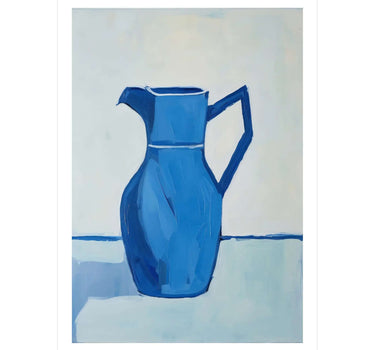 Blue Carafe Art No. 1 - Peintio