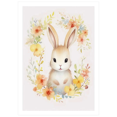 Bunny in Bloom No. 4 - Peintio