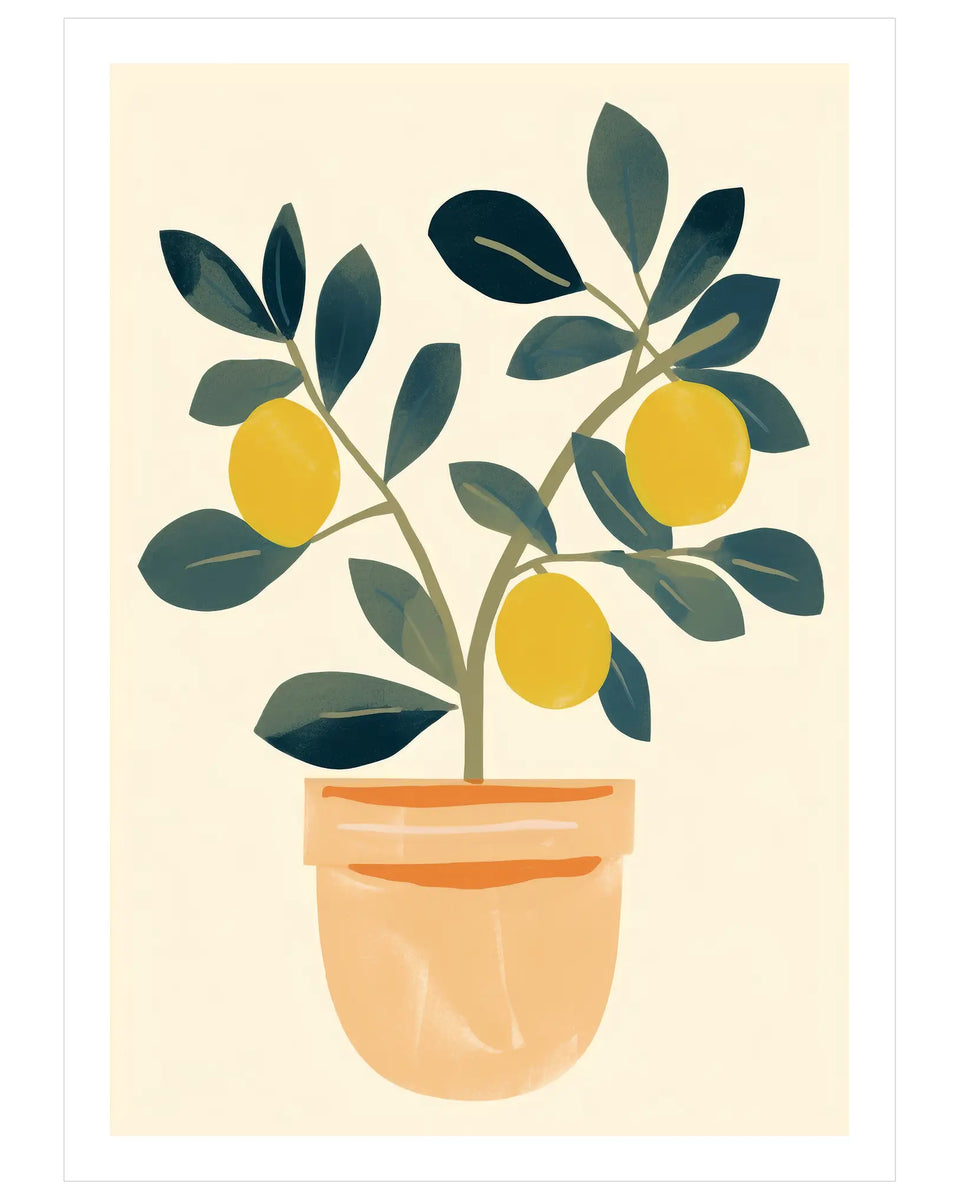Lemon Vase - Peintio