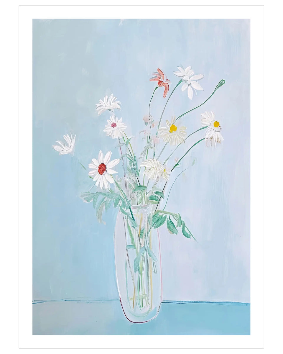 Skye Blue Petal No. 2 - Peintio