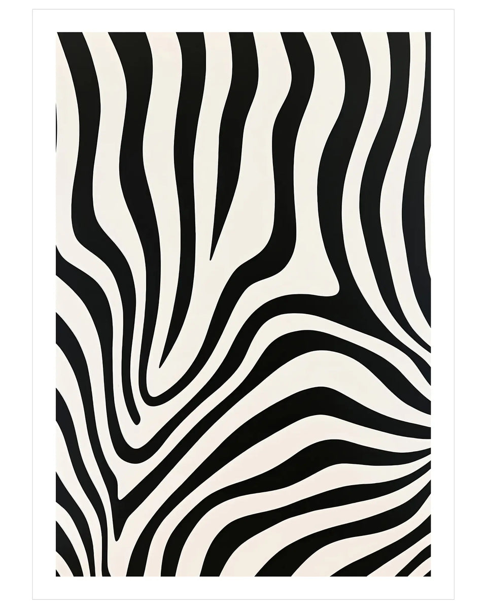 Striking Black Stripes - Peintio