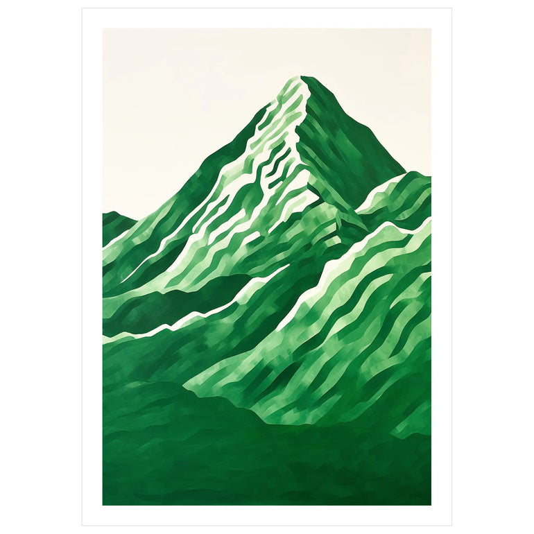 Verdant Peaks - Peintio