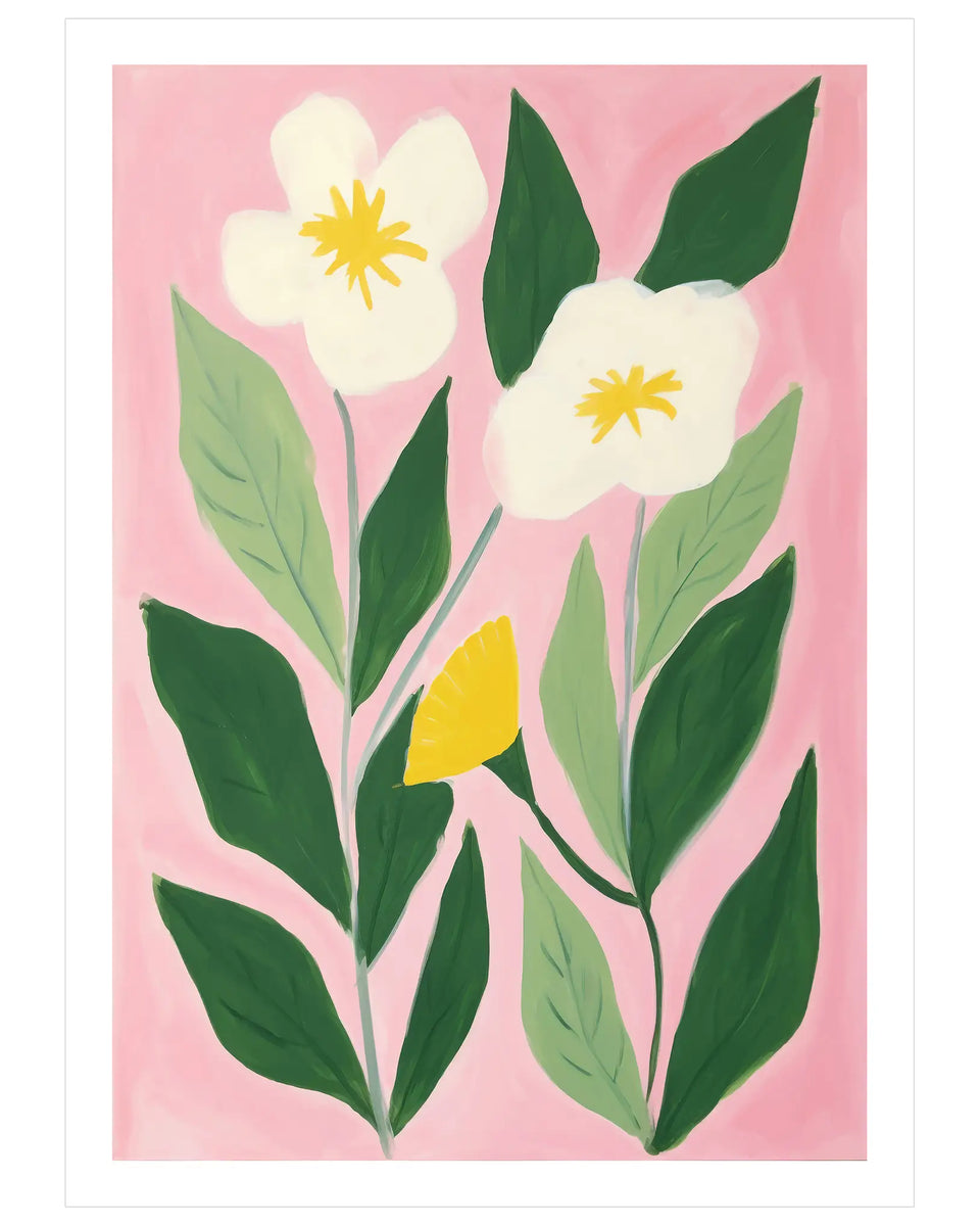 Vibrant Pink Blossoms No. 1 - Peintio