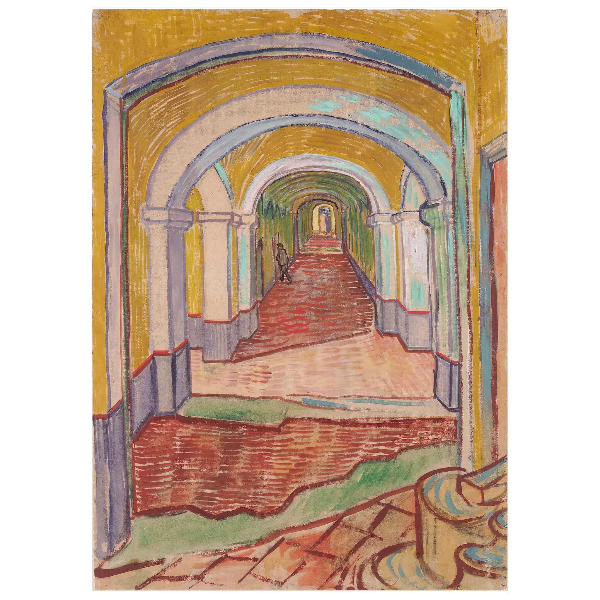 Vincent van Gogh - Corridor in the Asylum