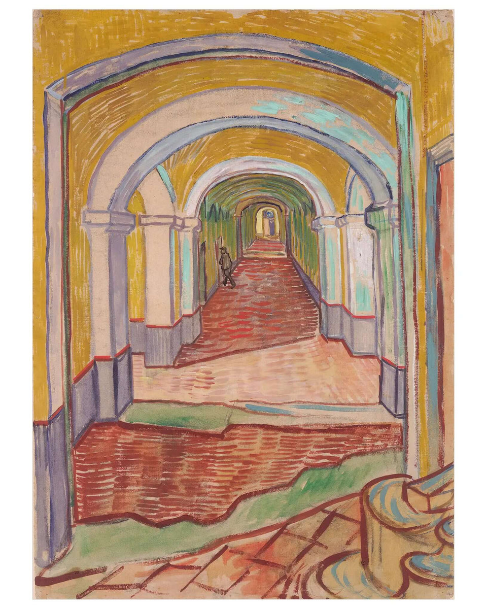 Vincent van Gogh - Corridor in the Asylum - Peintio