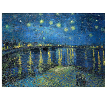 Vincent van Gogh - Starry Night Over the Rhone - Peintio