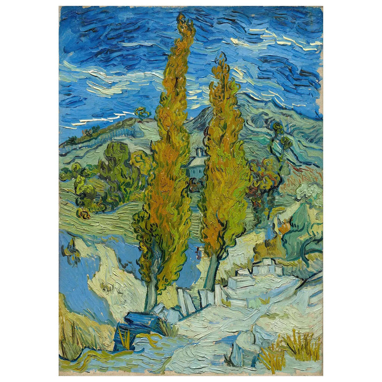 Vincent van Gogh - The Poplars at Saint-Rémy - Peintio