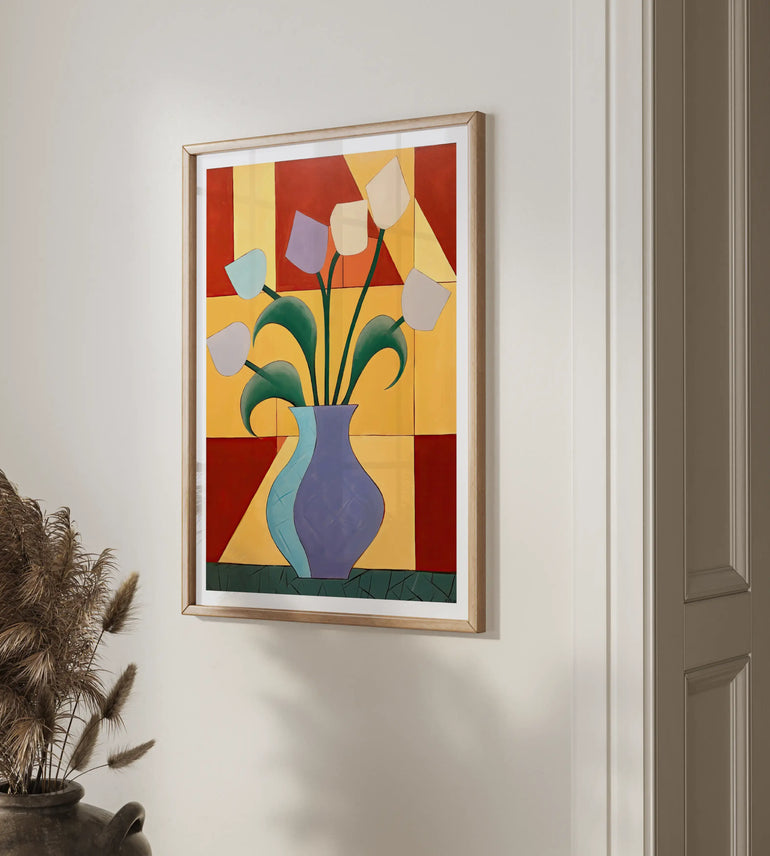 Cubed Flowers - Peintio