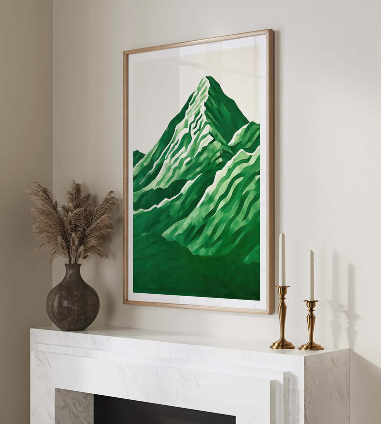 Verdant Peaks - Peintio