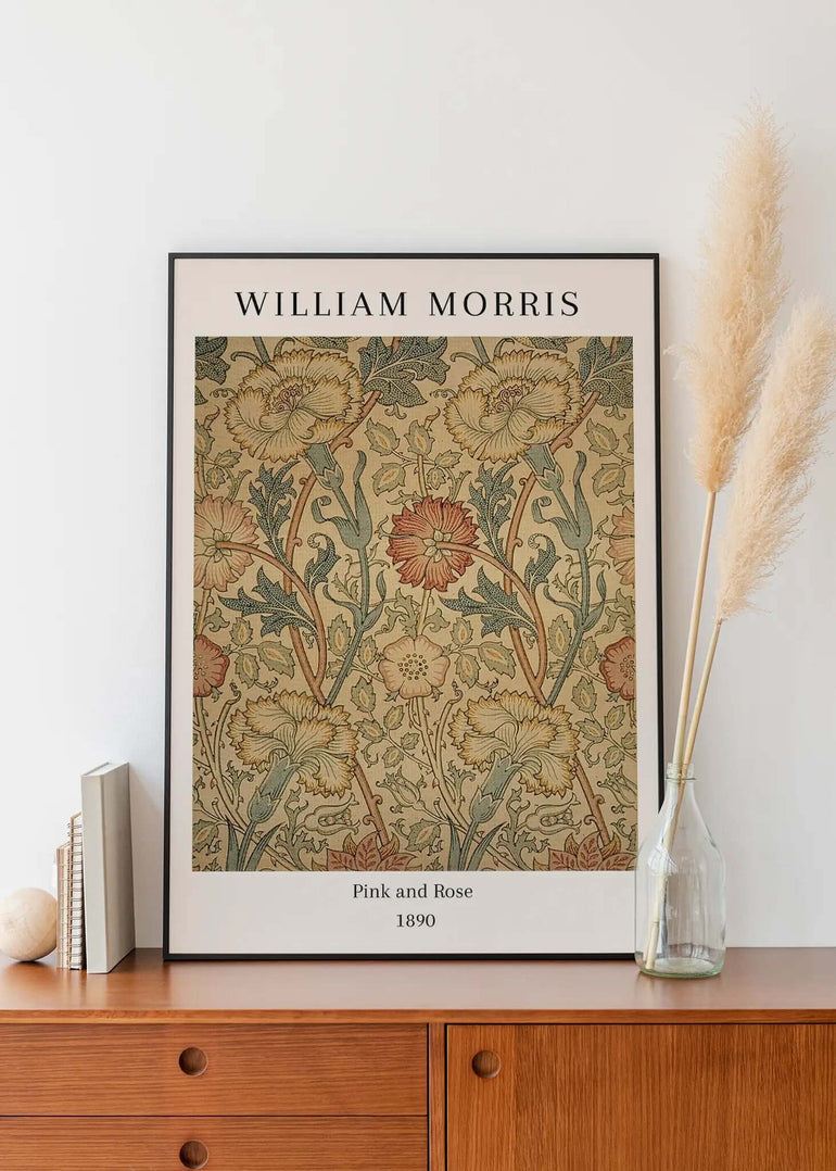 William Morris Pink and Rose - Peintio