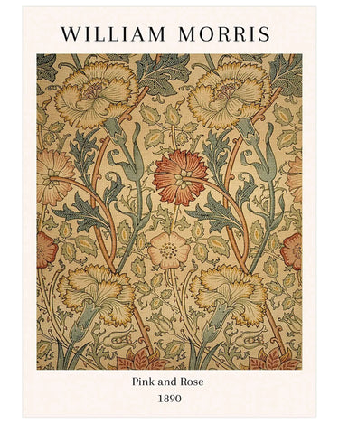 William Morris Pink and Rose - Peintio