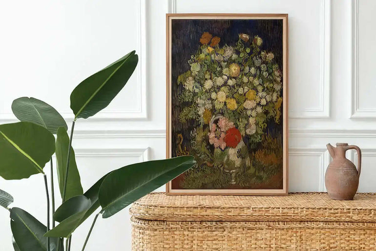 Vincent van Gogh - Bouquet of Flowers in a Vase - Peintio